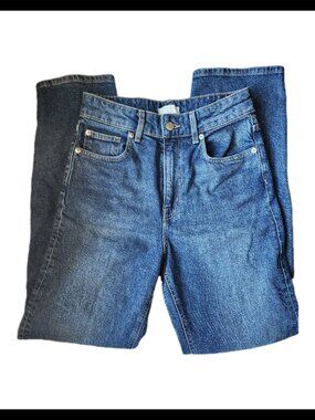 H&M High Waist Straight Fit Jeans